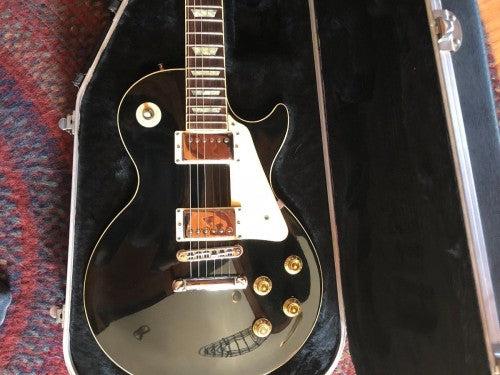 1991 Gibson Les Paul Standard in Black All Original ITEM HAS SOLD!