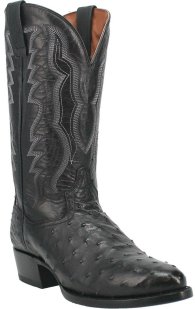 Dan Post Men DP2321 Tempe Ostrich Skin Boots