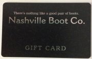 Nashville Boot Co.***Gift Card***
