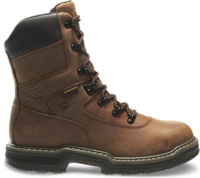 Wolverine Men W02163 MARAUDER WATERPROOF STEEL-TOE EH LACE UP 8" WORK BOOT